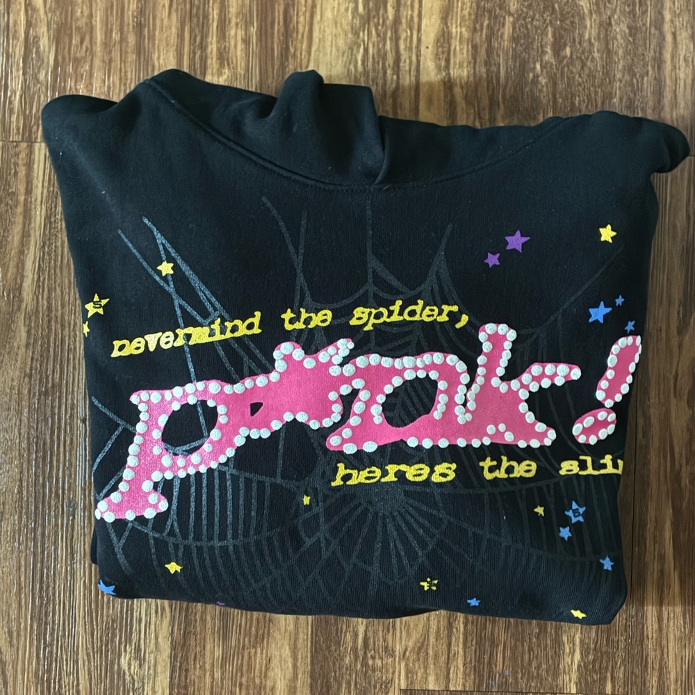 Black Sp5der Worldwide “P*NK” V1 Hoodie